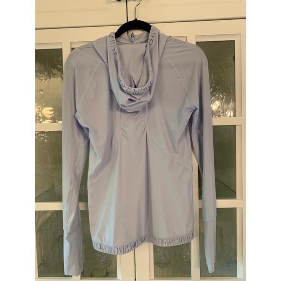 Lululemon Quarter-Zip. Size 10. Pale purple. Lightly worn. - Picture 2 of 2